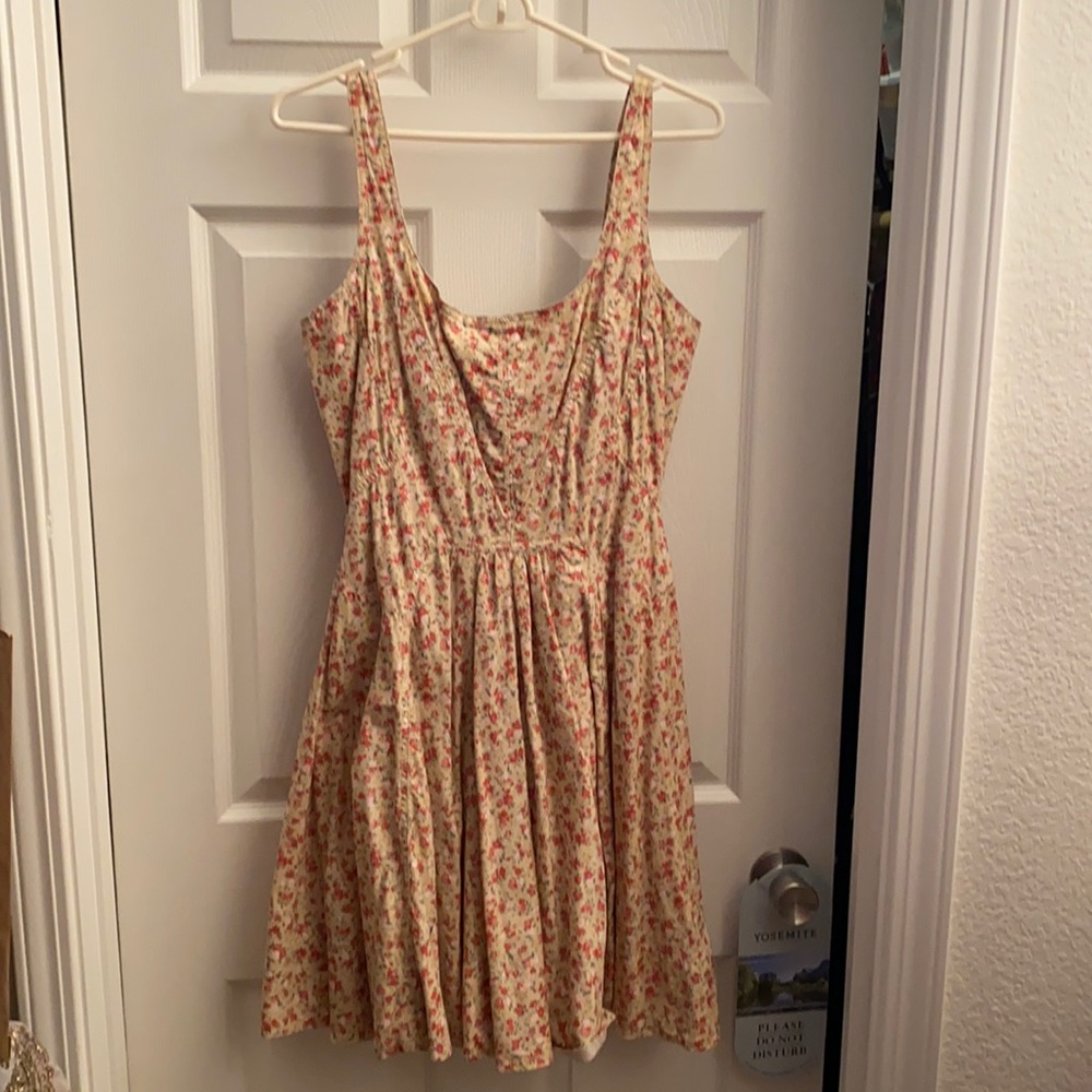 Floral dress from Soprano, size Large, skater dress, cotton